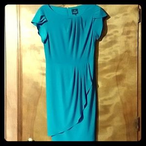 Adrianna Papell Teal Dress size 4